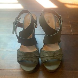 Indigo RD. Kash olive green wedge sandal